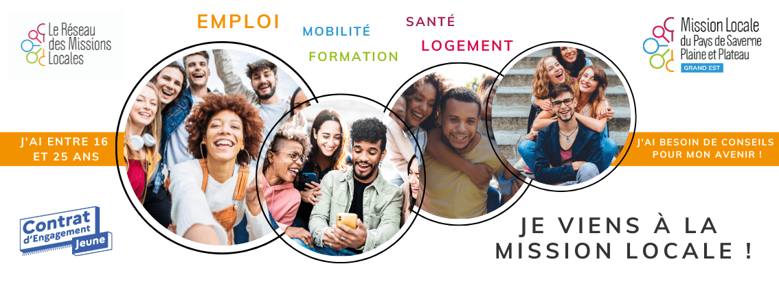 Bannière de promotion de la Mission Locale de Saverne